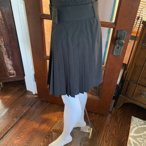 NWT ESPRIT Pleated Wrap Belted Mini Skirt 11/12 - Picture 4 of 15